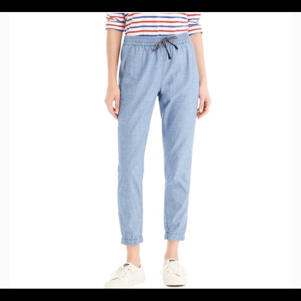 J.Crew Point Sur Seaside Chambray Pants